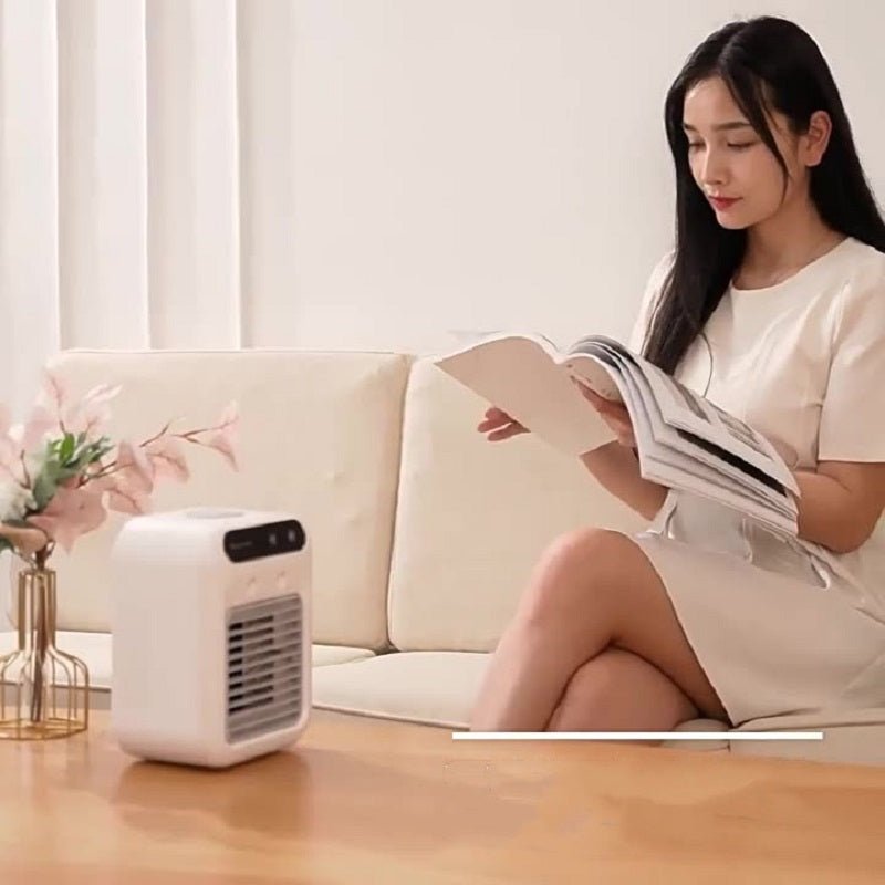 Tabletop Air Conditioner - USB - Powered Air Cooling Unit - LIFEHACKSHOP