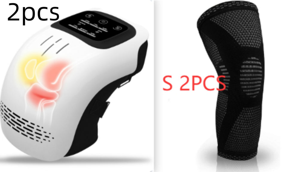 Intelligent Home Use Electric Intelligent Kneading Heating Knee Massager Rechargeable Pain Relief Infrared Laser Vibration Knee Massager - LIFEHACKSHOP