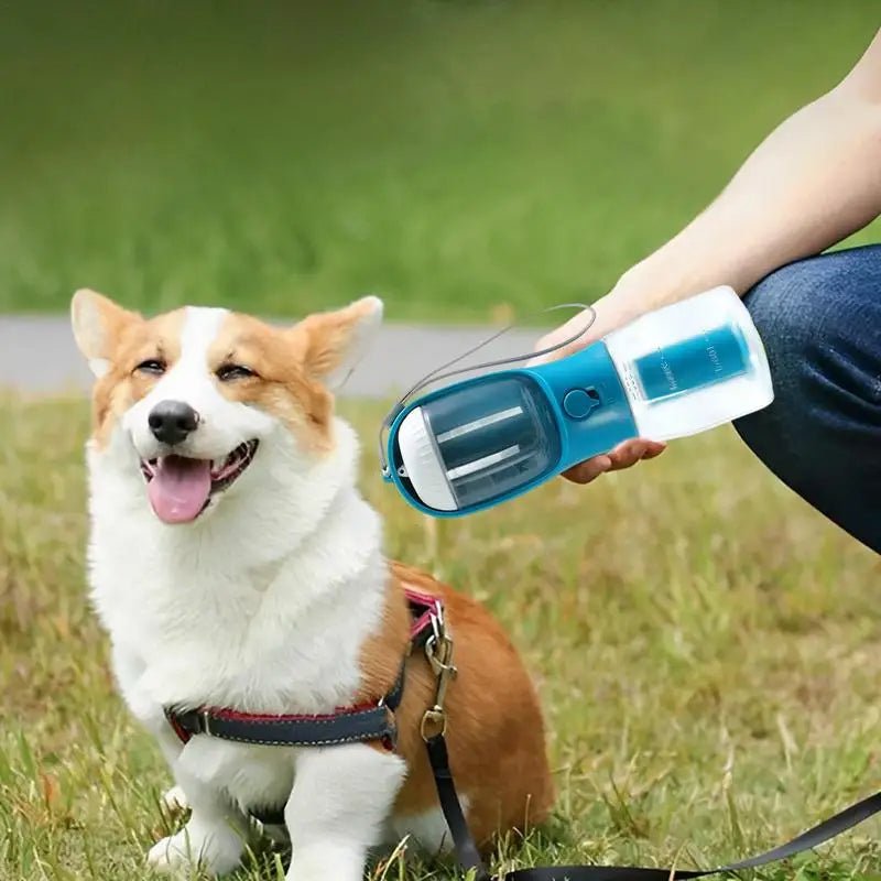 Dog Water Cup Drinking Food Garbage Bag Three - in - one Portable Small Multi - functional Pet Cups Pets Supplies - LIFEHACKSHOP