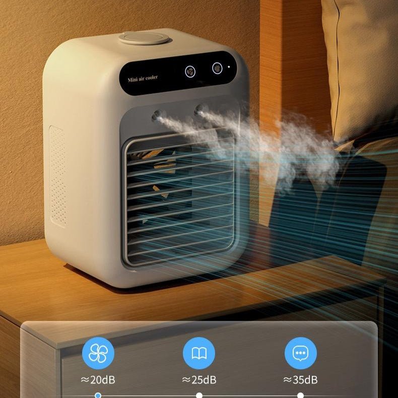 Tabletop Air Conditioner - USB - Powered Air Cooling Unit - LIFEHACKSHOP