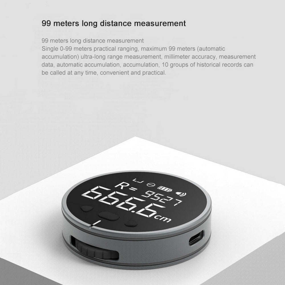 Distance Measuring Instrument Electronic Measuring Ruler Tape Measure High Definition Digital LCD High Precision Electronic Measuring Ruler Tool - LIFEHACKSHOP