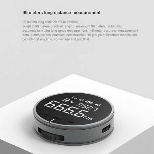Distance Measuring Instrument Electronic Measuring Ruler Tape Measure High Definition Digital LCD High Precision Electronic Measuring Ruler Tool - LIFEHACKSHOP