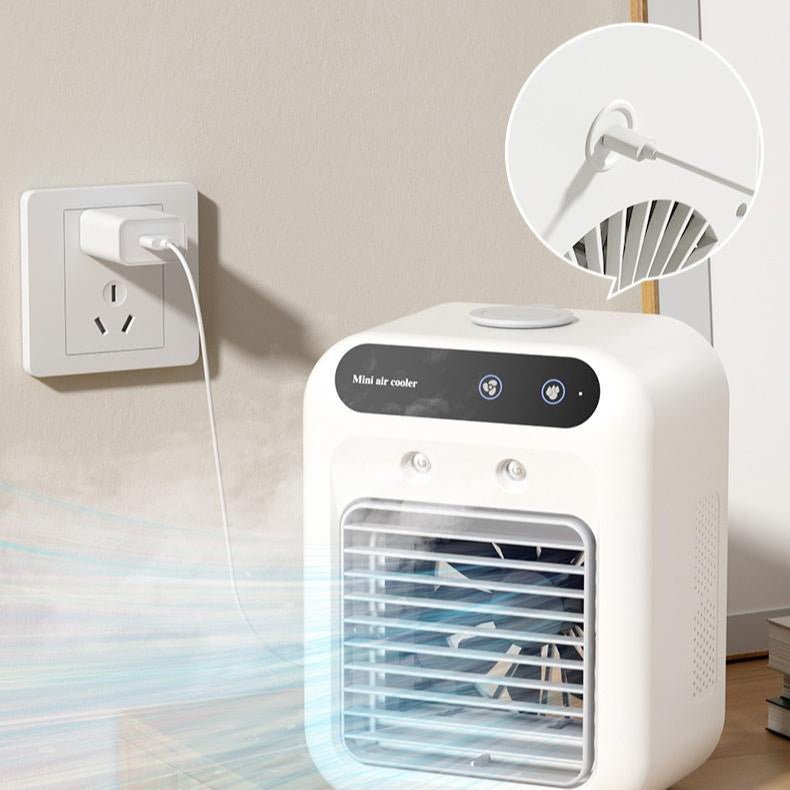 Tabletop Air Conditioner - USB - Powered Air Cooling Unit - LIFEHACKSHOP